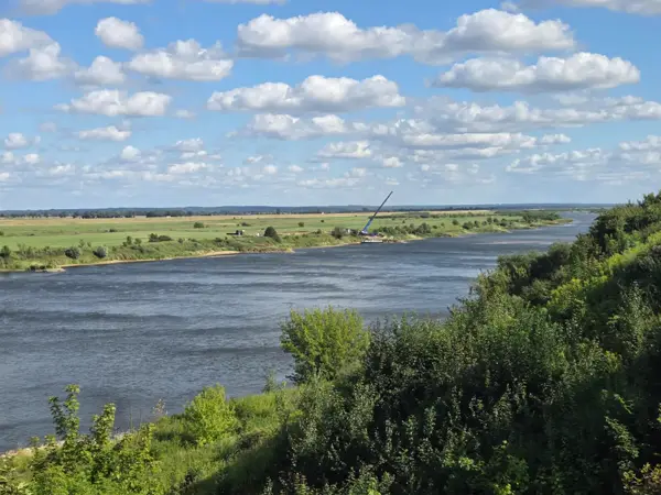 Wisła w rejonie Bystrza i Kończewic